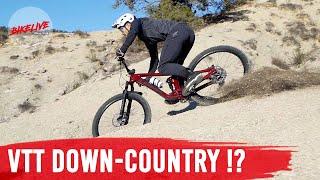 Voilà une autre façon de randonner à VTT : Le DOWN-COUNTRY