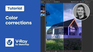 V-Ray for SketchUp tutorial — V-Ray Frame Buffer and post-processing