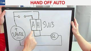 How to Wire a HOA Hand Off Auto Control Circuit for Manual and Auto