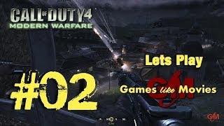 Lets Play - Games like Movies - Call of Duty 4 Modern Warfare - #02 Blackout [deutsch]