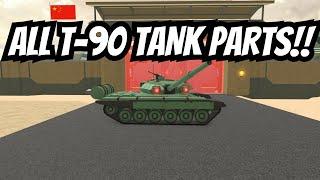 ALL 10 T90 TANKS PARTS | MILITARY TYCOON