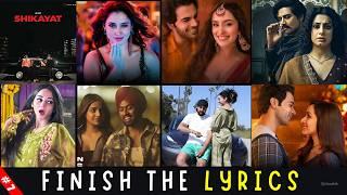 2024's HOTTEST Bollywood Hits Lyrics Challenge! | Finish The Lyrics Challenge