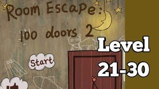 100 Doors Puzzle Challenge 2 Level 21-30 Walkthrough | Room Escape 100 Doors 2 | Android Gameplay.