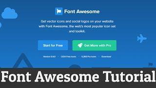 How to Add Font Awesome Icons in HTML