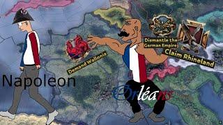 Playing France the Orléans way in Hoi4