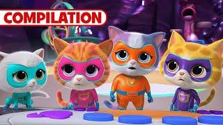 Super Moments from SuperKitties!  | 41 Minute Compilation | SuperKitties | @disneyjr​