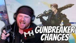 I LOVE THE NEW GUNBREAKER STUFF - Mr. Happy's FFXIV Media Tour stuff - Krimson KB Reacts