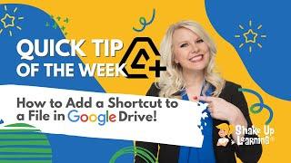 How to Add a Shortcut to a File in Google Drive (and Organize it!)