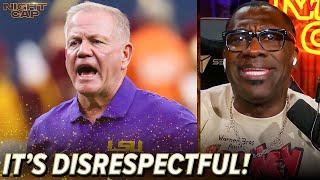 Shannon Sharpe gets FIRED UP about Brian Kelly attacking his players after LSU's loss | Nightcap