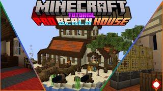 Minecraft How to Build a Pro Beach House -Tutorial-