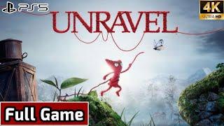 Unravel - Gameplay Walkthrough - Full Game [4K 60FPS PS5] No Commentary