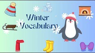 Winter Vocabulary| Learn English for kids