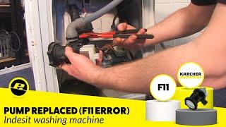 Indesit Washing Machine Pump Replacement and F11 Error