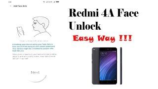Get Face Unlock On Redmi 4A