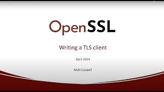 Writing a TLS Client with OpenSSL