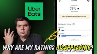 UberEats Driver EXPOSED How Ratings are Disappearing?!