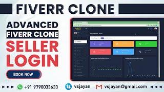 Readymade Advanced Fiverr Clone Script Seller  Login 2024 Technical Video demo Readymade PHP Scripts