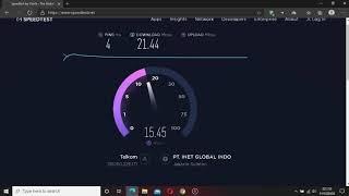 SpeedTest Indihome 20Mbps