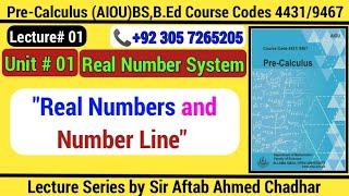 Lec 01 Unit 01 aiou lectures_4431_9467_pre calculus_assignment work_allama iqbal open university