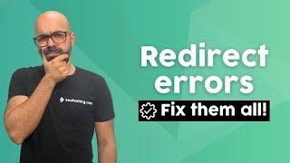 Stop redirect errors in Google Search Console