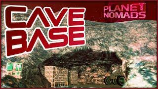 Planet Nomads Gameplay - Cave Base - Planet Nomads Part 1 - Sandbox Alpha - Car & Base Building
