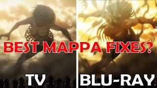 The 10 GREATEST MAPPA BLU-RAY Changes in Attack on Titan The Final Season Part 2 TV vs BLU-RAY VOL 3