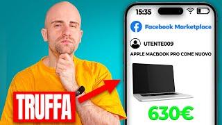 Come riconoscere una TRUFFA sul FACEBOOK MARKETPLACE e smascherare un TRUFFATORE