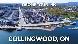 Collingwood, Ontario: A 4K Aerial Tour | Captivating Highlights from Above 