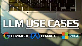 My Framework for LLM Use Cases and AI Tooling (With Phi-4, Gemini 2.0, Llama 3.3)