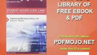 MasteringEngineering with Pearson eText    Standalone Access Card   for Engineering Mechanics Static