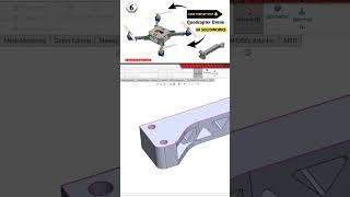 [Part -6] Quadcopter Drone | Solidworks | Spyder Arm