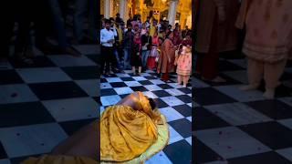 iskcon temple Vrindavan dance #vrindavan #iskcon #dance #bhajan #krishna #radhe #shorts #devotional