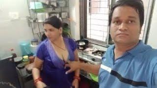 full masti in kitchen husband wife romantic vlogs  | couple Masti vlog ️ | Satna Romantic Vlogs