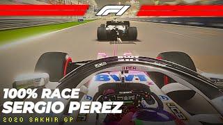 Sergio Perez's First Win 2020 Sakhir GP in Racing Point | 100% Race No Assists | Realistic Gameplay