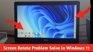 Screen rotate problem in windows 11 || how to fix screen rotate problem in laptop/computer 2023