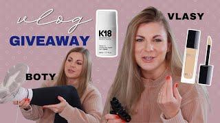 K18 GIVEAWAY + salónní ošetření, nové vlasy, boty, DIOR  || VLOG