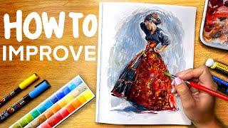 5 Tips You Can Practice to Improve Your Art Skills!