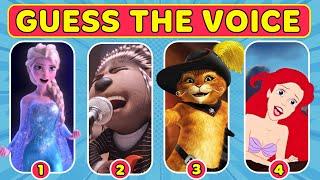 Guess Character By Their Voice?| Netflix Puss In Boots Quiz, Shrek 5, Sing 2, Disney Song, Ice Age