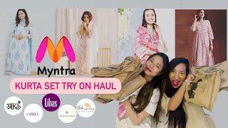 MYNTRA KURTA SET HAUL 2024 |NORTHEAST| ARUNACHAL PRADESH|