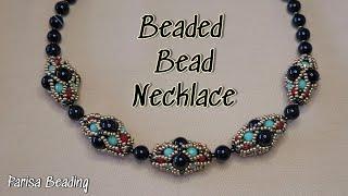 Elegant Beaded Bead Necklace  Easy Jewellery making Tutorial