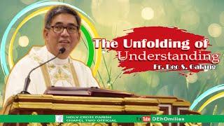 The Unfolding of Understanding Fr. Deo S. Galang 02212023