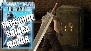 How to Open The Safe in Shinra Manor - Crisis Core Final Fantasy 7 Reunion