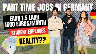 Part-Time Jobs Germany| Earn 1.5 lakh monthly | TU Hamburg|Reality?