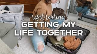 GETTING MY LIFE TOGETHER | Post-Travel Reset Routine, Unpacking, Grocery Haul & More!