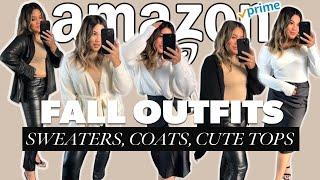 AMAZON FALL FASHION FINDS & MUST HAVES 2021 | Fall Transition Outfit Ideas