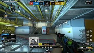 Perfecto crazy clutch 1v3 vs Faze