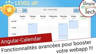 Maîtrisez Angular Calendar - Drag&Drop, personnalisation et bien plus