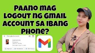 Paano mag logout ng Gmail account sa ibang phone | How to sign out gmail account in phone