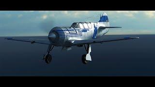 Blender CG realistic plane animation shot / HD