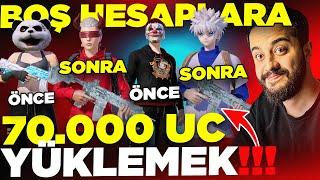 TÜM BOŞ HESAPLARA BUZ DİYARI ALIP FULLEDİK! (ÇOK ŞANSLILAR) PUBG Mobile